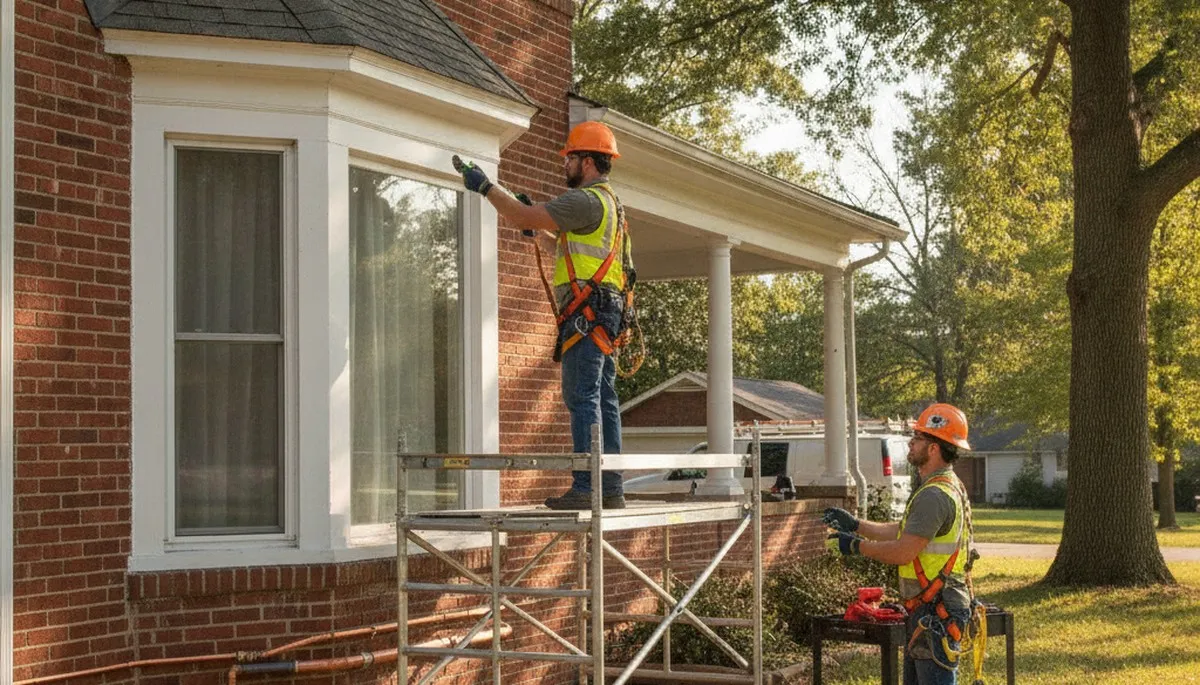 Bloomington, IN plumber repairing a pipe for fast residential plumbing service