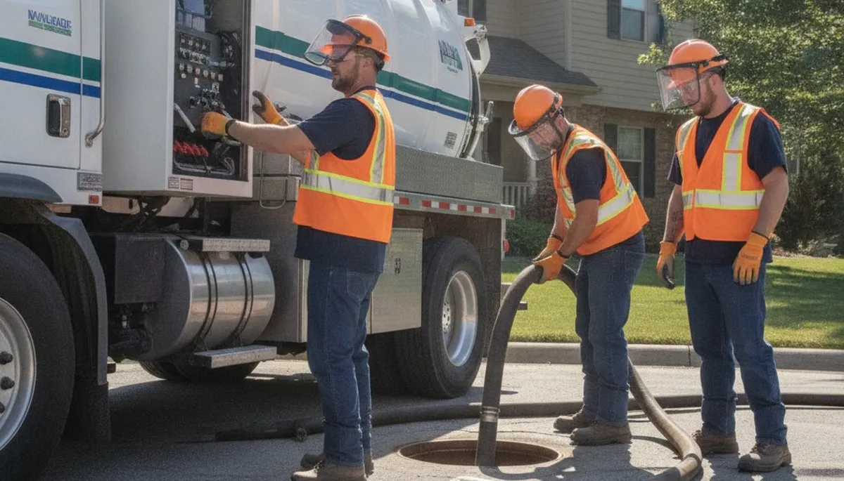 Septic pumping service in Bloomington, IN for residential plumbing maintenance